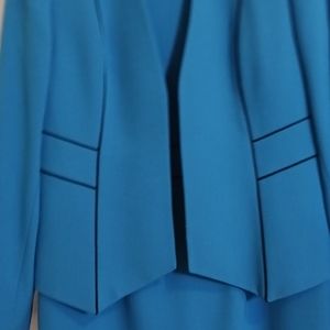 Bright Blue Kasper dress and jacket